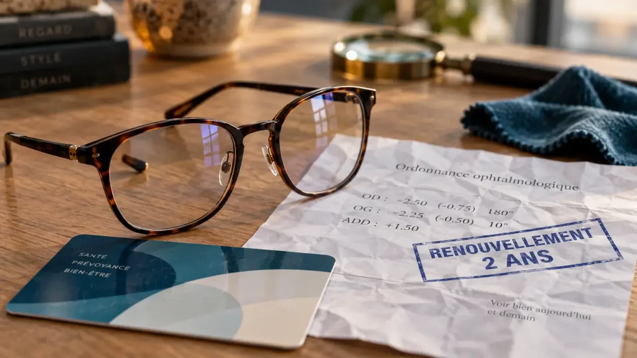 Changer la correction de ses lunettes avant 2 ans : le seuil de 0,5 dioptrie
